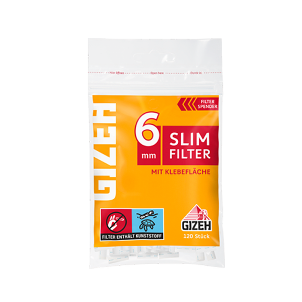 Gizeh Slim Filter 6mm 1 Beutel= 120 Filter