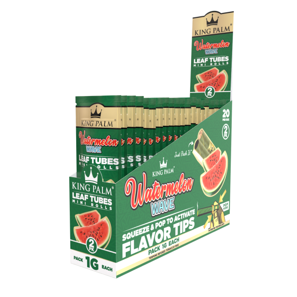King Palm 2 Mini Rolls - Watermelon Wave 1VE=20 Stück
