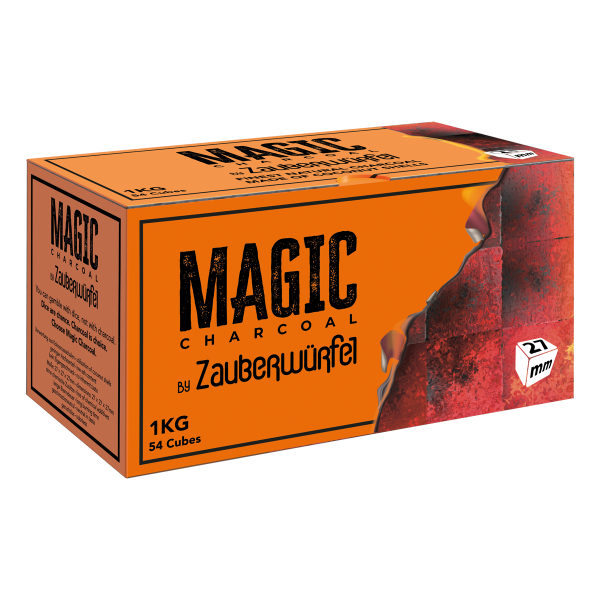 27mm Magic Charcoal Naturkohle by Zauberwürfel