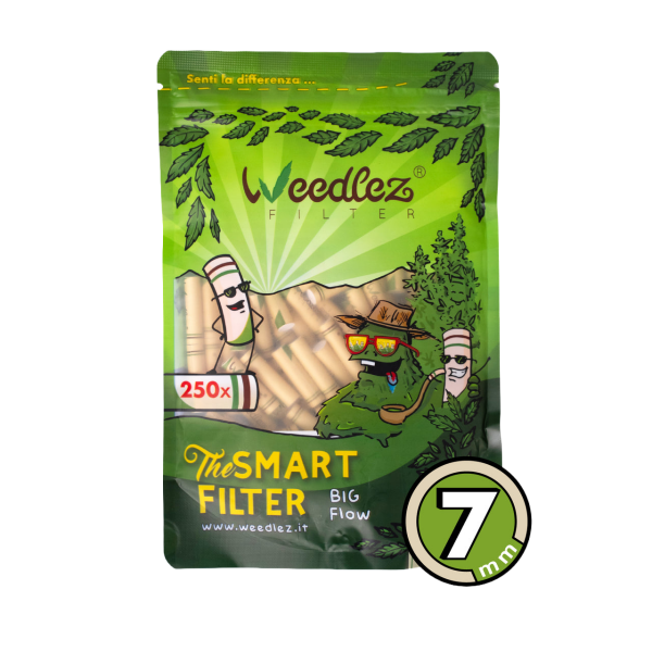 Weedlez Filter - Big Flow Classic | 250er Beutel 7mm